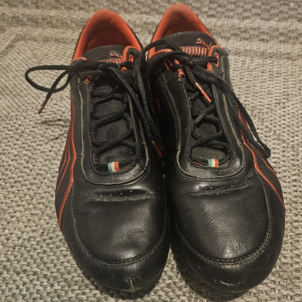 Puma x Ferrari Drift Cat 4 SF Shoes Leather Driving Sneaker Men’s Size 10.5 Blk